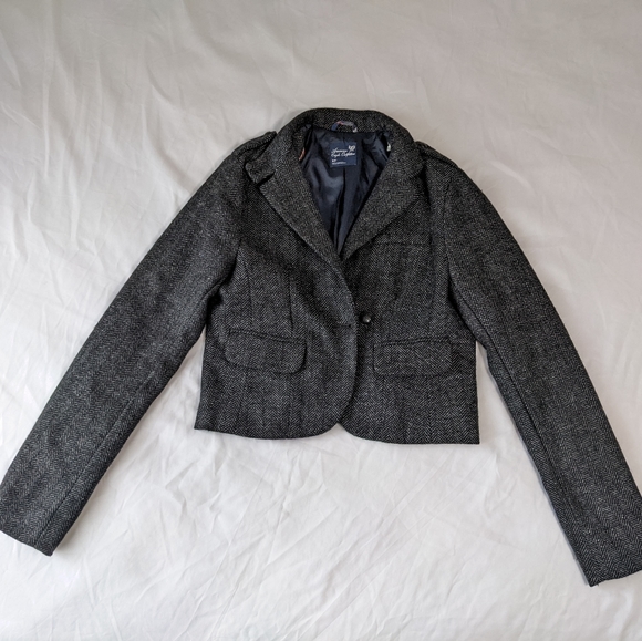 American Eagle Outfitters Wool Blend Blazer Jacket Women's Size Small - Picture 2 of 9